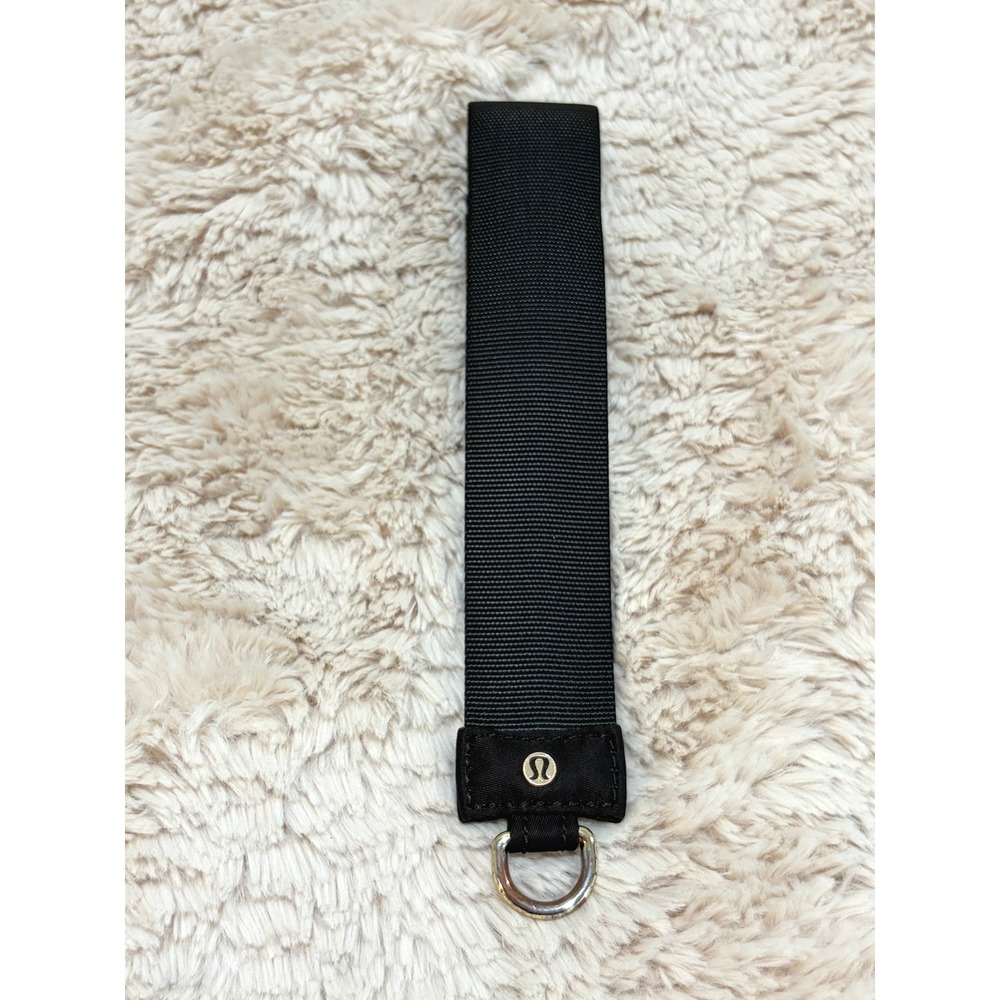 Lululemon Black Webbed Wristlet Strap Replacement Athleisure Gorpcore Accessory